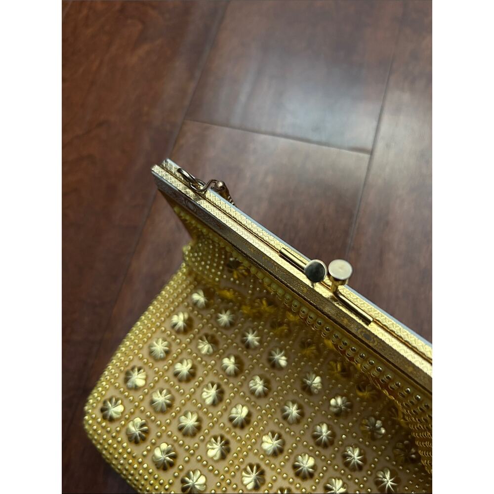 Vintage Gold Candy Dot Hand Bag - Picture 5 of 13
